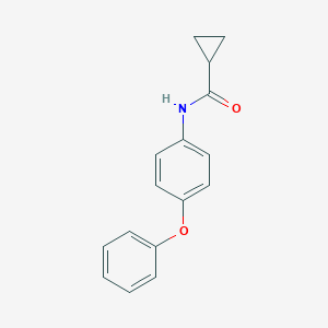 molecular formula C16H15NO2 B333541 N-(4-phenoxyphenyl)cyclopropanecarboxamide 