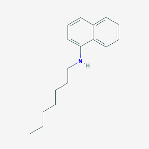 molecular formula C17H23N B3335411 N-heptylnaphthalen-1-amine CAS No. 119895-03-3