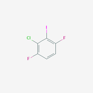 molecular formula C6H2ClF2I B3335455 2-Chloro-3,6-difluoroiodobenzene CAS No. 1208077-36-4