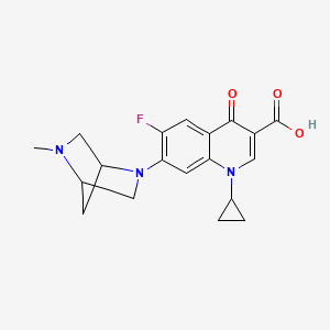 molecular formula C19H20FN3O3 B3335472 Danofloxacine CAS No. 1217683-55-0