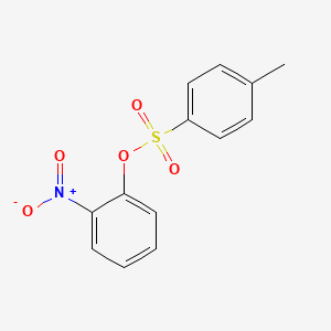 molecular formula C13H11NO5S B3335483 p-Toluenesulfonic acid, o-nitrophenyl ester CAS No. 1226-48-8