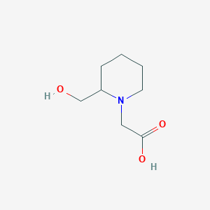 molecular formula C8H15NO3 B3335485 (2-Hydroxymethyl-piperidin-1-yl)-acetic acid CAS No. 1228821-98-4