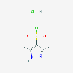 B3335492 3,5-dimethyl-1H-pyrazole-4-sulfonyl chloride hydrochloride CAS No. 1239479-56-1