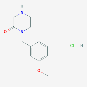 1-(3-Methoxybenzyl)-2-piperazinone hydrochloride