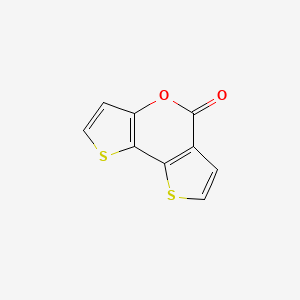 molecular formula C9H4O2S2 B3335565 5H-Dithieno[3,2-b:2',3'-d]pyran-5-one CAS No. 1295502-12-3