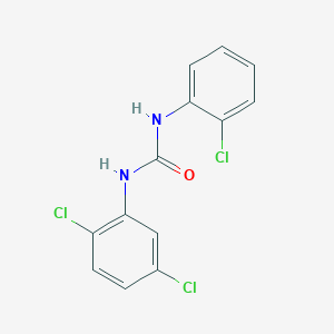 molecular formula C13H9Cl3N2O B3335587 1-(2-Chlorophenyl)-3-(2,5-dichlorophenyl)urea CAS No. 13142-23-9