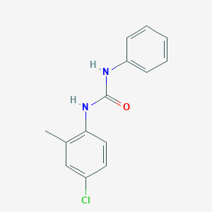 molecular formula C14H13ClN2O B3335614 1-(4-Chloro-2-methylphenyl)-3-phenylurea CAS No. 13142-67-1
