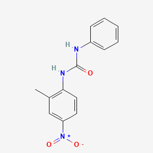 molecular formula C14H13N3O3 B3335618 1-(2-Methyl-4-nitrophenyl)-3-phenylurea CAS No. 13142-71-7