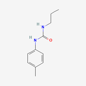 molecular formula C11H16N2O B3335630 1-(4-Methylphenyl)-3-propylurea CAS No. 13143-42-5