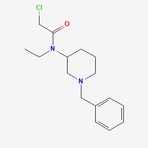 molecular formula C16H23ClN2O B3335768 N-(1-Benzyl-piperidin-3-yl)-2-chloro-N-ethyl-acetamide CAS No. 1353975-72-0