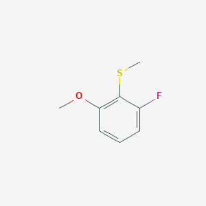 molecular formula C8H9FOS B3335812 2-Fluoro-6-methoxy-thioanisole CAS No. 1378573-53-5