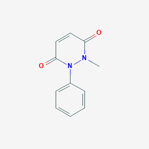 molecular formula C11H10N2O2 B3335813 1-Methyl-2-phenyl-1,2-dihydropyridazine-3,6-dione CAS No. 13817-74-8
