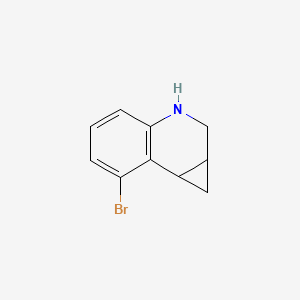 molecular formula C10H10BrN B3335831 7-Bromo-1A,2,3,7B-tetrahydro-1H-cyclopropa[C]quinoline CAS No. 1404431-48-6