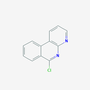 molecular formula C12H7ClN2 B3335834 6-氯苯并[C][1,8]萘啶 CAS No. 1416438-36-2