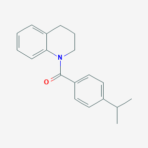 molecular formula C19H21NO B333584 1-(4-Isopropylbenzoyl)-1,2,3,4-tetrahydroquinoline 