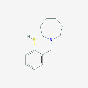 molecular formula C13H19NS B3335846 2-(Azepan-1-ylmethyl)benzenethiol CAS No. 1443348-54-6