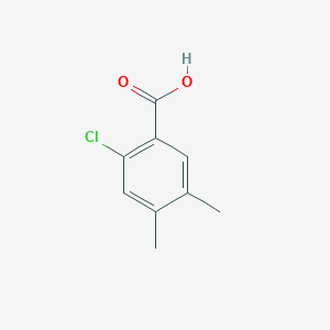 molecular formula C9H9ClO2 B3335884 2-氯-4,5-二甲基苯甲酸 CAS No. 15089-74-4