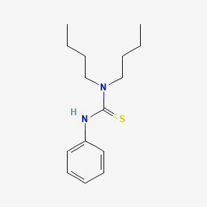 molecular formula C15H24N2S B3335891 1,1-二丁基-3-苯基硫脲 CAS No. 15093-47-7