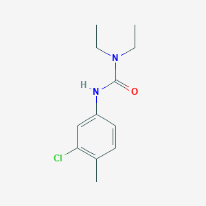 molecular formula C12H17ClN2O B3335941 3-(3-Chloro-4-methylphenyl)-1,1-diethylurea CAS No. 15545-53-6