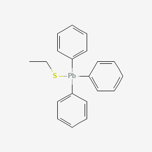 molecular formula C20H20PbS B3335948 (Ethylsulfanyl)(triphenyl)plumbane CAS No. 15590-73-5