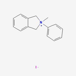 molecular formula C15H16IN B3336025 2-甲基-2-苯基异吲哚鎓碘 CAS No. 16840-49-6