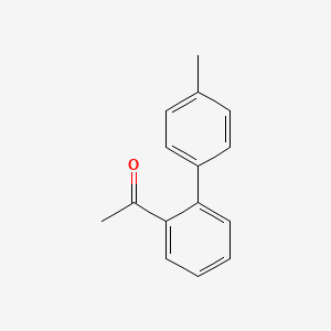 molecular formula C15H14O B3336029 1-(4'-甲基[1,1'-联苯]-2-基)乙酮 CAS No. 16927-79-0