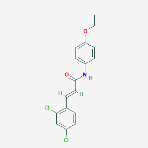 molecular formula C17H15Cl2NO2 B333608 (2E)-3-(2,4-dichlorophenyl)-N-(4-ethoxyphenyl)prop-2-enamide 
