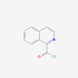 molecular formula C10H6ClNO B3336094 Isoquinoline-1-carbonyl chloride CAS No. 180411-55-6