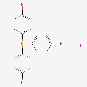 molecular formula C19H15F3IP B3336116 Tris(4-fluorophenyl)(methyl)phosphanium iodide CAS No. 18606-51-4