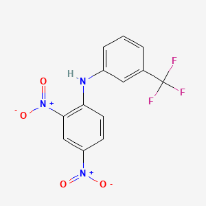 molecular formula C13H8F3N3O4 B3336121 2,4-二硝基-N-(3-(三氟甲基)苯基)苯胺 CAS No. 1869-67-6