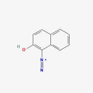 molecular formula C10H7N2O+ B3336152 2-Hydroxynaphthalene-1-diazonium CAS No. 20034-43-9