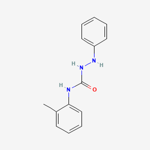 molecular formula C14H15N3O B3336160 N-(2-Methylphenyl)-2-phenylhydrazine-1-carboxamide CAS No. 20049-84-7