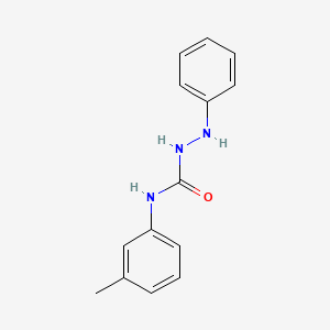molecular formula C14H15N3O B3336163 1-Phenyl-4-(M-tolyl)semicarbazide CAS No. 20049-85-8