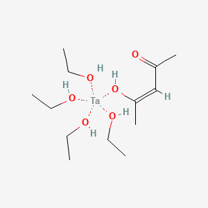 molecular formula C13H32O6Ta B3336181 Tantalum (V) tetraethoxyacetylacetonate CAS No. 20219-33-4