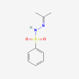 molecular formula C9H12N2O2S B3336188 N'-(propan-2-ylidene)benzenesulfonohydrazide CAS No. 20532-11-0