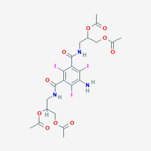 5-Amino-N,N'-bis(2,3-dihydroxypropyl)-2,4,6-triiodo-1,3-benzenedicarboxamide Tetraacetate