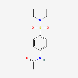 molecular formula C12H18N2O3S B3336200 N4-Acetyl-N'-diethylsulfanilamide CAS No. 2080-32-2