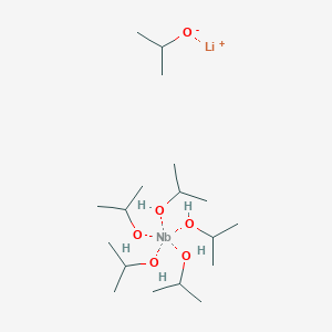 molecular formula C18H47LiNbO6 B3336239 异丙氧基铌酸锂 CAS No. 21864-21-1