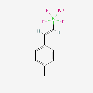 molecular formula C9H9BF3K B3336247 potassium;trifluoro-[(E)-2-(4-methylphenyl)ethenyl]boranuide CAS No. 219718-86-2