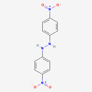 molecular formula C12H10N4O4 B3336299 4,4'-Dinitrohydrazobenzene CAS No. 22719-28-4