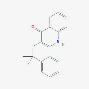 molecular formula C19H17NO B3336306 5,5-Dimethyl-6,12-dihydrobenzo[c]acridin-7-one CAS No. 22776-58-5