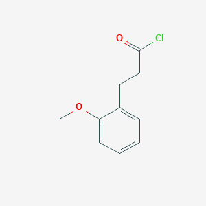 molecular formula C10H11ClO2 B3336312 3-(2-Methoxyphenyl)propanoyl chloride CAS No. 22955-75-5