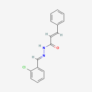 molecular formula C16H13ClN2O B3336370 N'-(2-Chlorobenzylidene)Cinnamohydrazide CAS No. 25330-03-4