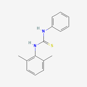 molecular formula C15H16N2S B3336374 1-(2,6-Dimethylphenyl)-3-phenylthiourea CAS No. 25347-93-7