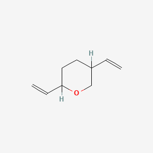molecular formula C9H14O B3336393 2,5-Divinyltetrahydropyran CAS No. 25724-33-8