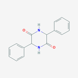 molecular formula C16H14N2O2 B3336432 3,6-Diphenylpiperazine-2,5-dione CAS No. 26280-46-6