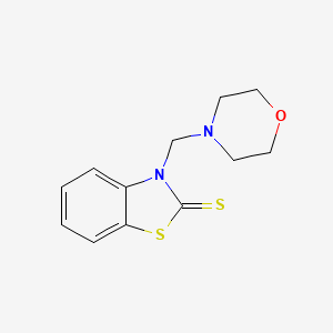 molecular formula C12H14N2OS2 B3336469 2-Benzothiazolinethione, 3-(morpholinomethyl)- CAS No. 27410-41-9