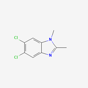 molecular formula C9H8Cl2N2 B3336483 5,6-Dichloro-1,2-dimethylbenzimidazole CAS No. 2818-64-6