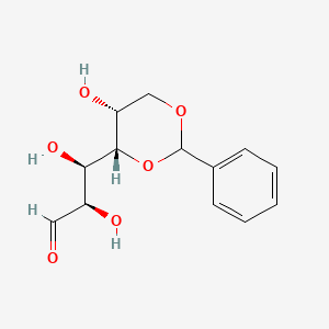 molecular formula C13H16O6 B3336537 4.6-O-benzvlidene-D-galactose CAS No. 3006-41-5