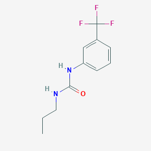 molecular formula C11H13F3N2O B3336551 1-Propyl-3-[3-(trifluoromethyl)phenyl]urea CAS No. 3032-42-6